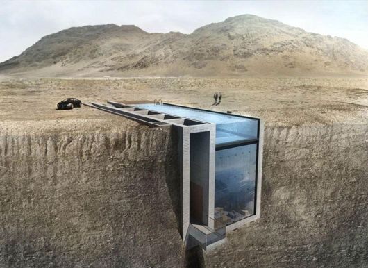 House Hidden In A Cliff With Terrifying Views Of Sea