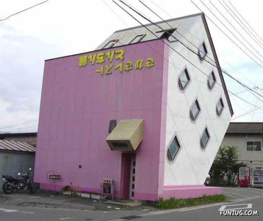 Fully Functional Upside-Down Buildings