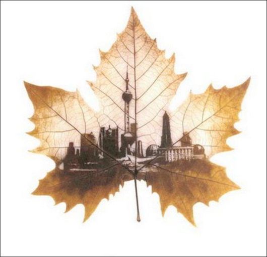 Stunning Leaf Carving Artwork