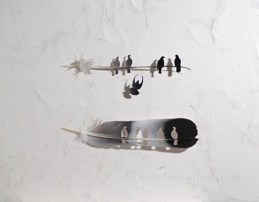 Meticulous Feather Art By Chris Maynard