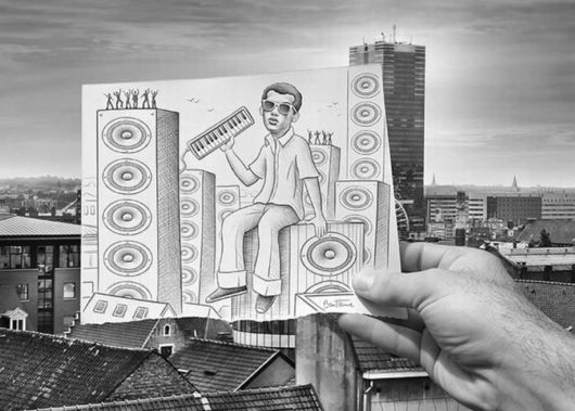 Pencil And Pictures Perfect Combo Art