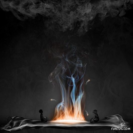 Most Amazing Smoke Art