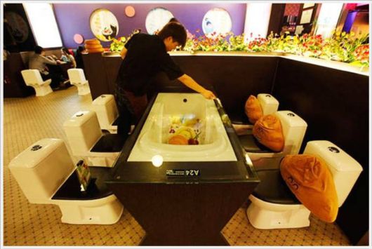 The Toilet Restaurant In China