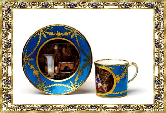 Coffee Cups And Teapots Of 18-19th Century