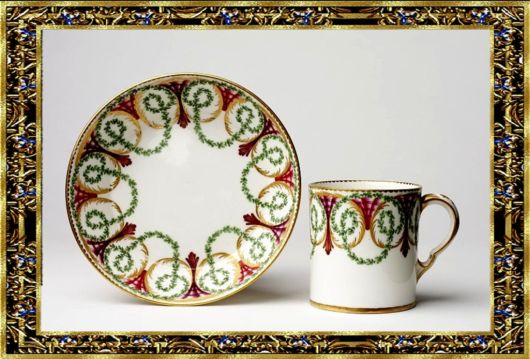 Coffee Cups And Teapots Of 18-19th Century