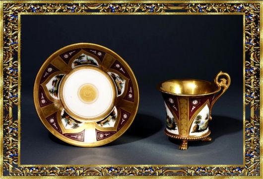 Coffee Cups And Teapots Of 18-19th Century