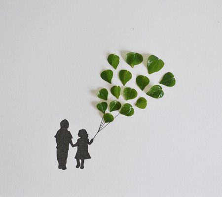 Amazing Creativity Using Leaves