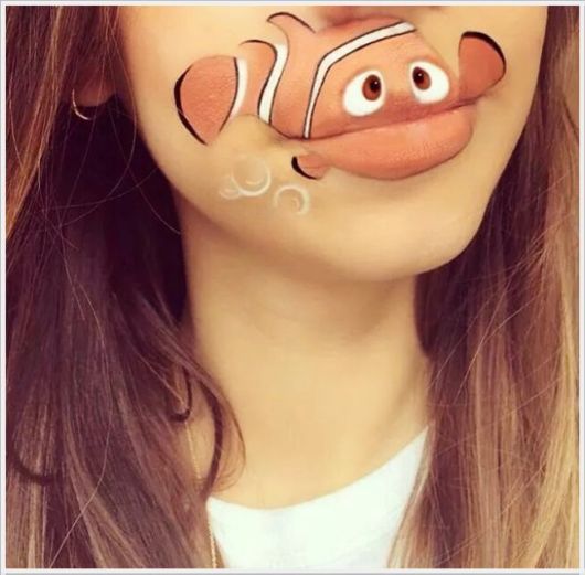 Pretty Disney Lips Paintings