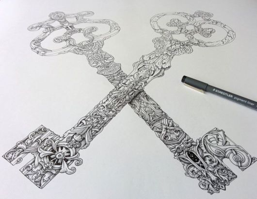 Creative Ornate Ink Illustrations