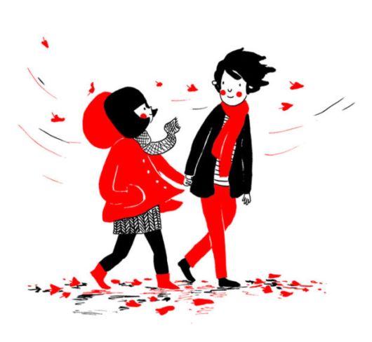 Demonstration Of True Love In Cute Illustrations