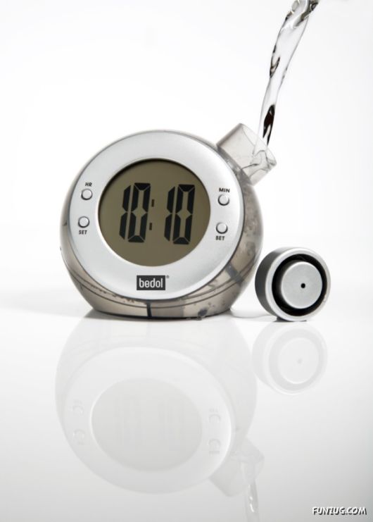Amazing Water Energized Alarm Clocks