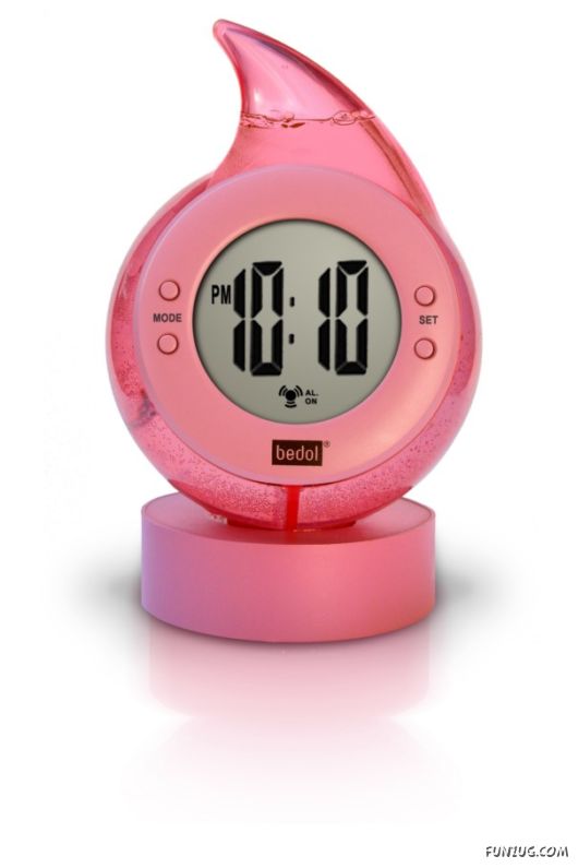 Amazing Water Energized Alarm Clocks
