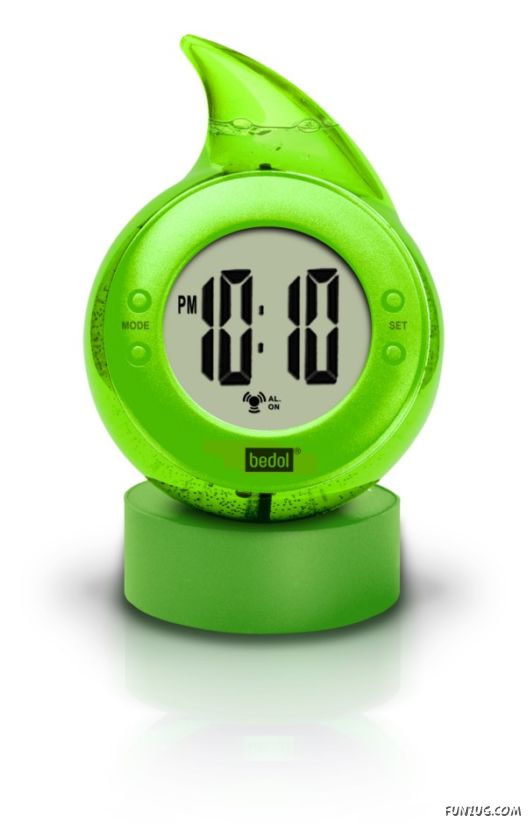 Amazing Water Energized Alarm Clocks