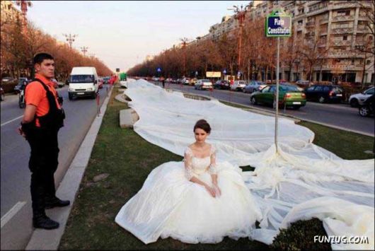 World's Longest Wedding Gown