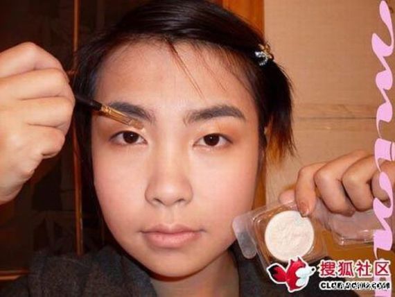 A Girl Before And After Makeup