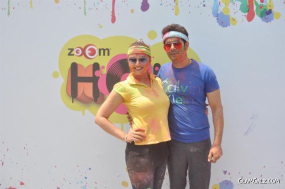 Celebrities At Zoom Holi Party