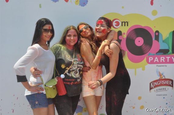 Celebrities At Zoom Holi Party
