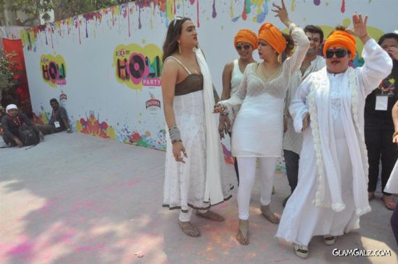 Celebrities At Zoom Holi Party
