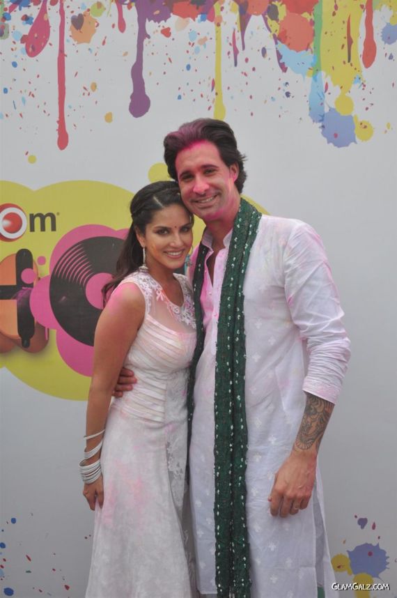 Celebrities At Zoom Holi Party