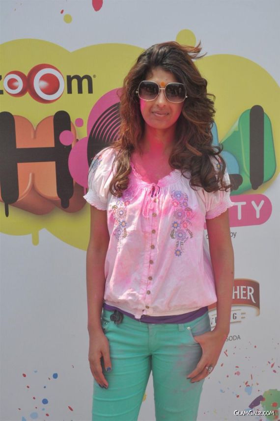 Celebrities At Zoom Holi Party