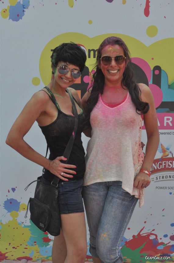 Celebrities At Zoom Holi Party