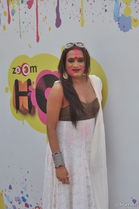 Celebrities At Zoom Holi Party