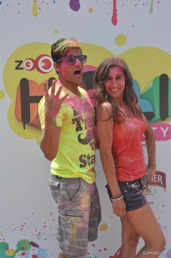 Celebrities At Zoom Holi Party