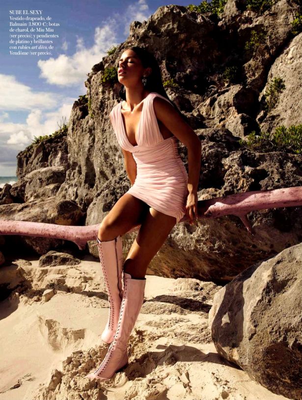 Adriana Lima Photoshoot For Vogue Spain