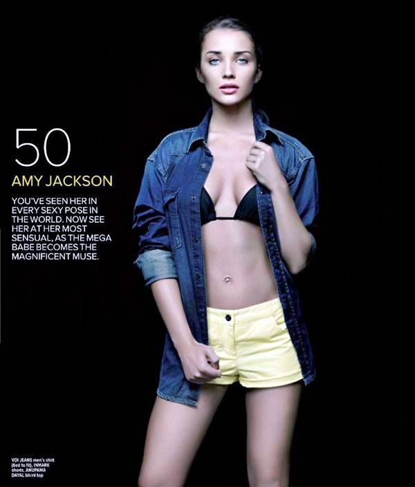 Amy Jackson Spicy Shoot For Maxim India