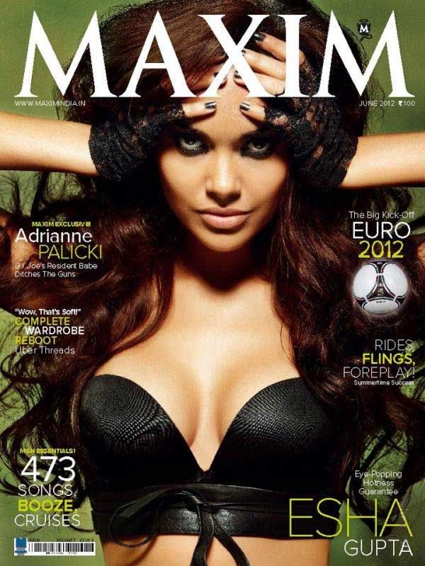 Esha Gupta Heating Up Maxim Pages