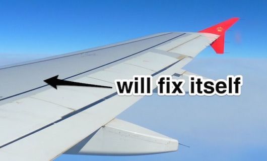 Self-Healing Aeroplane Wings Will Make Flights Safer